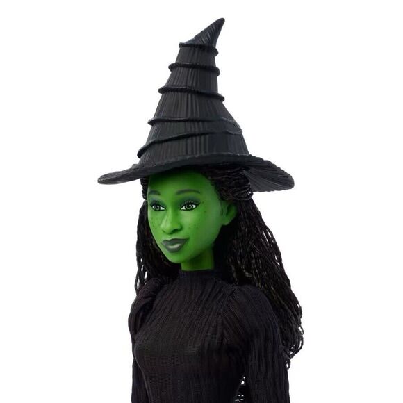 Mattel Wicked Movie Elphaba Barbie Doll - URL MISPRINT Error Witch Collectible - Picture 2 of 7